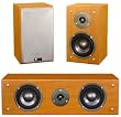Pure Acoustics Junior Series 4-Inch Surround and Center Speaker Set (Maple)