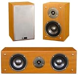 Pure Acoustics Junior Series 4-Inch Surround and Center Speaker Set (Maple)