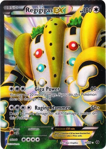 Pokemon - Regigigas-EX (99) - BW - Next Destinies - Holo
