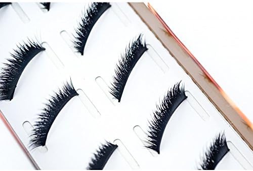 5 Pairs Dense Dramatic and Cat-Eye Style False Eyelashes Double Flex Series 63