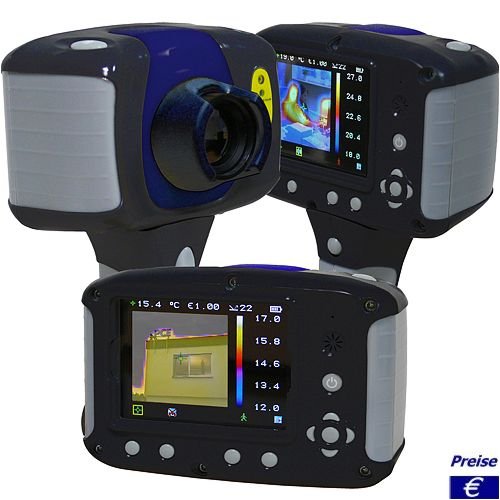 Thermal Imaging Camera PCE-TC 2 / Thermography Camera / Pyrometer / Thermometer / Infrared camera / Infrared thermometer