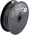HATCHBOX 3D PLA-1KG1.75-BLK PLA 3D Printer Filament, Dimensional Accuracy +/- 0.05 mm, 1 kg Spool, 1.75 mm, Black