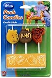 Cake Mate Winnie The Pooh Pick Candles, 6-Count,  Boxes (Pack of 12)