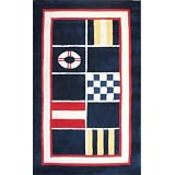 Saugatuck Rug 2'x3' Blue