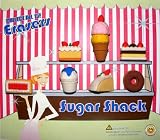 Sugar Shack Erasers 2 Vending Machine Capsules w/Display Card