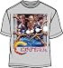 Contra Konami Classic 80's Arcade Video Game Mad Dog Adult Silver T-Shirt