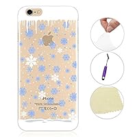 iPhone Case, iPhone 6 (4.7 Inch) Case Christmas snowflake Style Colorful Painted TPU Case Back Cover Protector Skin For iPhone 6 4.7Inch from CAPTAINQ