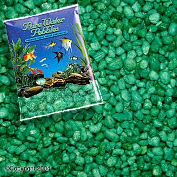 Non Toxic Colorfast Gravel - Emerald Green, 5lb Per Bag 
