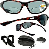 RAGGED POLARIZED BIFOCAL SUNGLASSES READING MAGNIFIERS READERS 1.50 DEMI FRAME