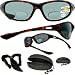 RAGGED POLARIZED BIFOCAL SUNGLASSES READING MAGNIFYING READERS 1.75 DEMI FRAME