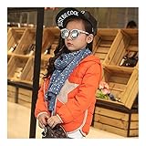 子供服　冬　短装　ダウンジャケット　厚くする　保温　ファッション　軽快　オレンジ　140cm