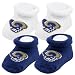 St. Louis Rams Infant Navy Blue 2-Pack Bootie Socks