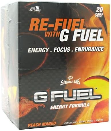 Gamma Labs G Fuel - Peach Mango - 20 Sticks