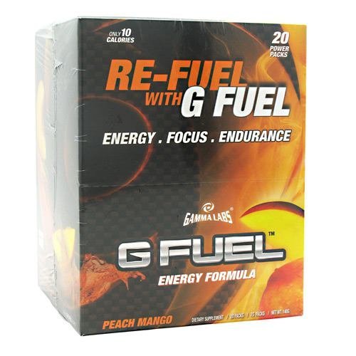 Gamma Labs G Fuel - Peach Mango - 20 Sticks