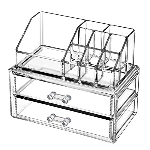 Home essentials ~ Acrylic Makeup Organizer ~ makeup Box ~ Jewelry Cosmetic Storage Display Box