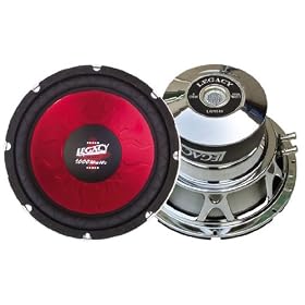 Legacy LW1049 10 Inch 1000 WattLegacy Red Series Subwoofer Legacy LW1049 10-Inch 1000 WattLegacy Red Series Subwoofer