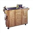 Home Styles 5086-95 Stainless Steel Top Kitchen Cart, Natural