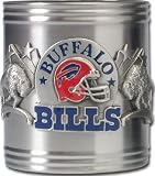 Buffalo Bills Stainless Steel & Pewter Can Cooler