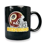 Washington Redskins 15oz Black Ceramic Mug