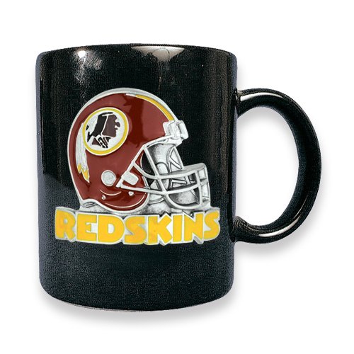 Washington Redskins 15oz Black Ceramic Mug