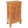 Handmade Asian Furniture - 32" Coconut Palm Storage Cabinet / End Table - Natural Finish