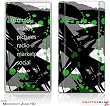 Zune HD Skin - Abstract 02 Green by WraptorSkinz