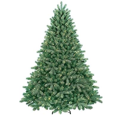 7 1/2 foot prelit christmas trees led lights