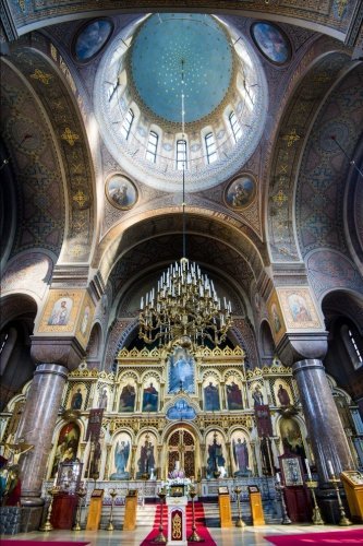 Interior of Uspenski Cathedral in Helsinki Finland Journal: 150 page lined notebook/diary