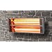 Terrassenstrahler Heizstrahler W�rmelampe 2400w Doppel Infrarot Halogen Heizger�t Edelstahl GS-gepr�ft mit verstellbarer Wandhalterung +Fernbedienung, Strahler mit Lampe / Beleuchtung in schwarz, Terrassenheizer f�r Garten Terrasse Balkon Gastronomie, elektro Heizer ohne Gas - wandh�ngend