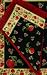 Kitchen & Housewares : April Cornell Apple Black Napkins Set of 4