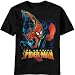 Search : Marvel Spider-Man Spideys Entity Black Mens T-shirt