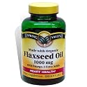 Spring Valley - Organic Flaxseed Oil with Omega-3 1000 mg, 100 Softgels