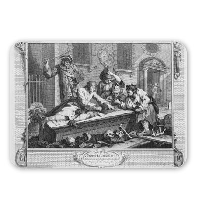 The Idle 'Prentice at Play in the Church.. - Mouse Mat Art247 Highest Quality Natural Rubber Mouse Mats - Mouse Mat