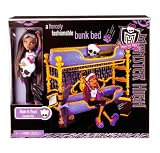 Monster High Dead Tired Clawdeen Wolf Doll And Bed Playset