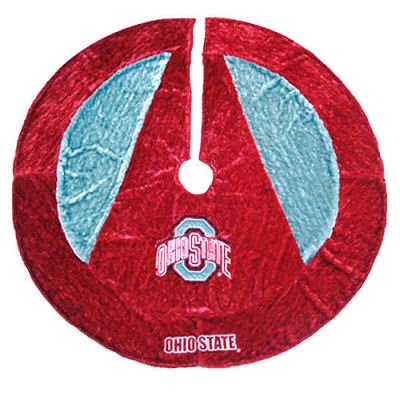 Buy OHIO STATE BUCKEYES OFFICIAL LOGO CHRISTMAS TREE SKIRT by Forever Collectibles