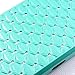 Thousand Eight(TM) For Nokia lumia 635, Nokia lumia 630 Diamond Studded Silicone Rubber Skin Hard Case + [Screen Protector Shield(Ultra Clear)+Thousand Eight(TM)Touch Screen Stylus] (Diamond teal green)