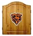 Imperial Chicago Bears Licensed Solid Pine Cabinet and Bristle Dartboard Set