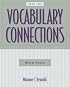 Vocabulary Connections: Word Parts,  Book 2