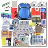 Deluxe 2-Person by SurvivalKitsOnline Perfect Survival Kit for Emergency Disaster Preparedness for Earthquake, Hurricane, Fire, Evacuations, Auto, Home and Family