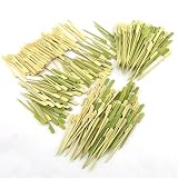 400 Piece Bamboo Skewer Assortment, Paddle Picks and Mini Forks