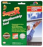 Duck 394754 3/8-Inch-by 1/4-Inch-by 17-Feet Premium Rubber Weatherstrip Insulating Seal, Super R Profile