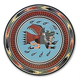 Ceramic plate, 'Incari'