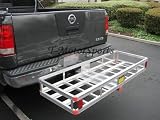 60" x 20" Aluminum RV Hitch Mount Cargo Lugguage Carrier Gererator Basket Hauler