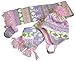 N'Ice Caps Little Girls and Infants Geo Print Sherpa Lined 3 Pc Knit Set