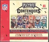 2007 Playoff Contenders Football Factory Sealed Hobby Box including possible Adrian Peterson Rookie (Each Box Includes 4 Autographs)