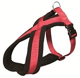 Trixie 20373 Premium Geschirr, S: 35-50 cm/25 mm, rot