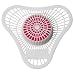 Continental 165-4 Red Strawberry Kleen Screen Urinal Screens (Case of 12)