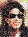 Amazing 90s Michael Jackson career pop art Montage COA
