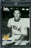 1999 Fleer Sports Illustrated Greats of the Game # 19 Bob Feller Cleveland Indians Baseball Card - Mint Condition - Shipped In Protective ScrewDown Display Case!