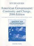 American Government: Continuity and Change: Study Guide